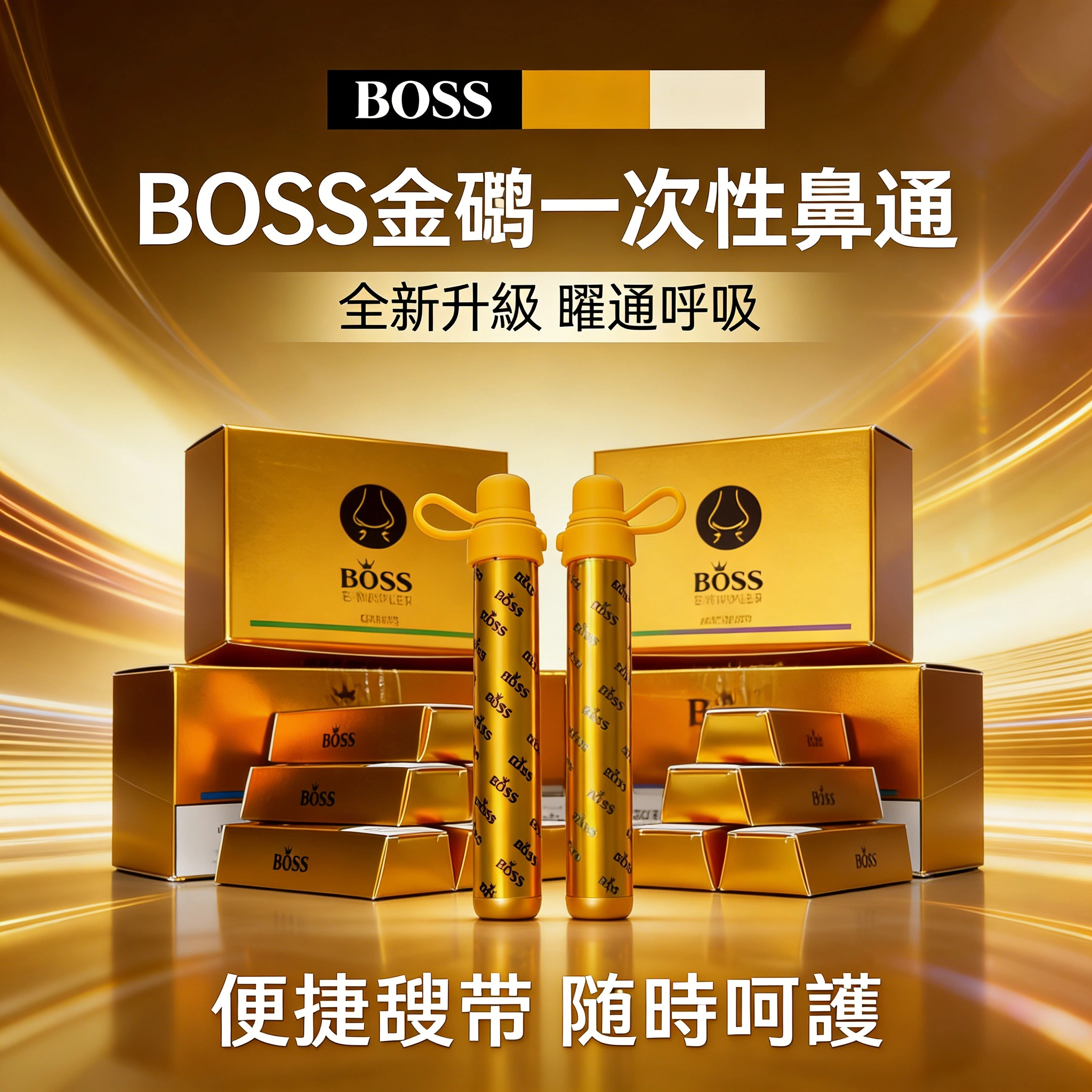 BOSS 金磚一次性鼻通產品